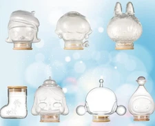 PPMAT POP BEAN Character Shape Glass Bottle Series Blind Box Confirmed Figure