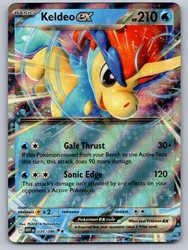 Keldeo ex 030/086 White Flare Double Rare Holo