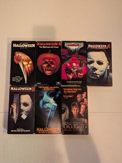 John Carpenter's Halloween VHS 1 7 Tapes II III 4 Curse Of Michael Myers H20