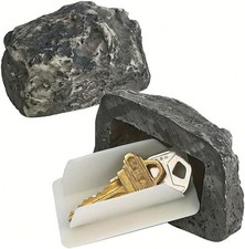Key Hider Outside, Hide a Key Outside Fake Rock - Looks & Feels like Real Stone