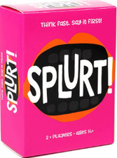Splurt Gamewright the Think Fast, Say It Fast Card Game 2+ Players Age10+ Funny