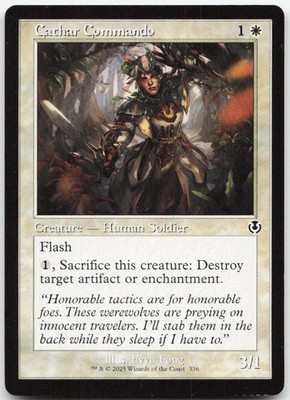 Cathar Commando (Retro Frame) 336 Common Innistrad Remastered Near Mint