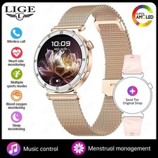 LIGE 1.19"Ultra-Slim AMOLED HD Display Fitness Tracker Smartwatch Bluetoot ML07F