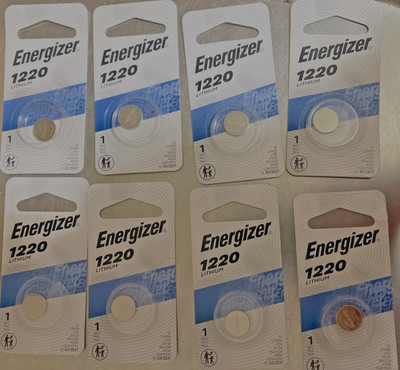 Energizer ECR1220 CR1220 DL1220 Lithium3V Battery (8 piece)
