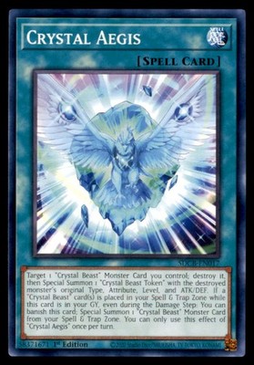 Yu Gi Oh! Crystal Aegis SDCB EN017 SDCB 1st Edition 3 Card Lot Regular