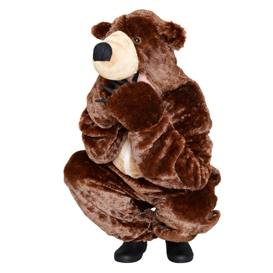 IKUMAAL Braunbär Kostüm-e, F67, Erwachsen-e, Fasching Karneval Fasnacht - Größe: L