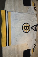 Vintage Boston Bruins Game Worn Jersey #35 1977-78 Stall & Dean Mesh, Customized