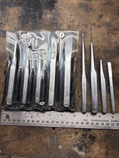Craftsman 4302 Punch Chisel Set Usa 5 Pc W Original Sears Pouch Craftsman 4302 Punch Chisel Set Usa 5 Pc W Original Sears Pouch