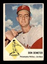 1963 Fleer #53 Don Demeter   VG/VGEX X3551600