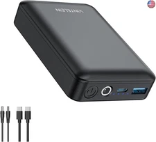 Rechargeable DC 12V Battery Pack PD45W USB-C Power Bank 15000mAh for LED