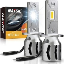 80W 16000LM Super Brighter Fog Light Bulb, Plug-N-Play 1:1 Size Light Bulbs, Xen