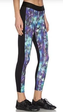 Koral Compass Cropped Leggings Polychrome Black Multicolor Women's Size Medium