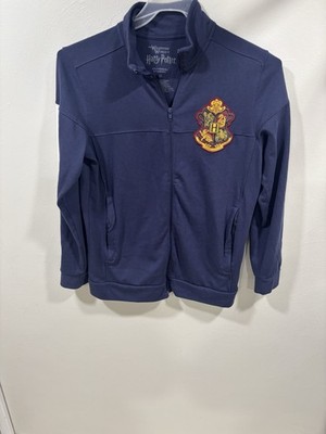 Harry Potter World Of Wizard Hogwarts Full Zip Men's  Knit Jacket Size M