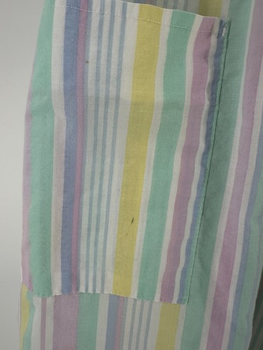 VTG NATIONAL Women’s House Coat 1X Pockets Button Front Rainbow R1020 - Picture 8 of 12
