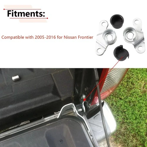4pcs/1Pair 93470ZP51A 93471ZP51B For Tailgate Hinge 2005 - 2021 Nissan Frontier