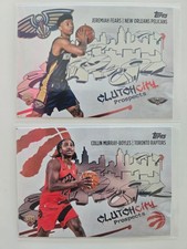 2025-26 Topps Basketball CLUTCH CITY insert Jeremiah Fears, Collin Murray-Boyles