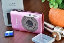 Excellent 5 Canon IXY 200F IXUS 105 SD1300 IS Digital Camera Pink From Japan