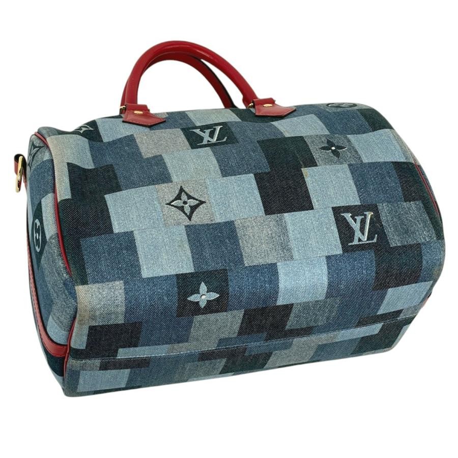 Louis Vuitton Monogram Patchwork Speedy Bandoulie… - image 2
