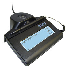 Topaz TF-LBK463-HSB-R Pad IDLite LCD 1 x 5 with Fingerprint Reader, USB Backlit