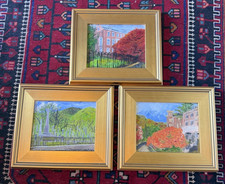 Original Jim Thorpe Landscape Paintings –Impressionist Style (Set of 3)