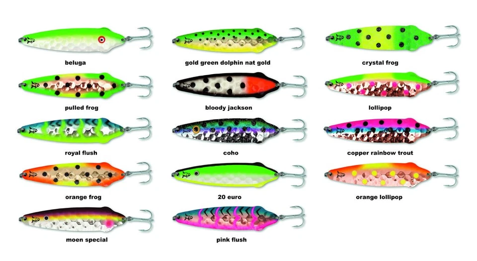 RHINO FREDDI FLUTTER - Trolling-Spoon Blinker Trollingblinker Lachs Meerforelle - Bild 2 von 2