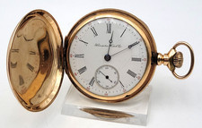 1903 Hampden Railroad 17J Grade Menlo Park Pocket Watch Lot. H58