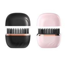 Hair Straightener Brush Straightening Brush Multipurpose Rechargeable Fast