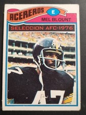 1977 Topps MEXICAN #180 Mel Blount Pittsburgh Steelers - VG/EX