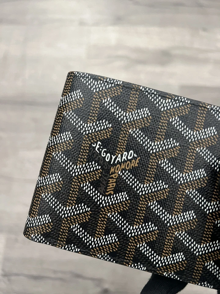 Cartera negra para hombre GOYARD Victoire doble pliegue Foto 3 de 4