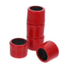 5Pcs Professional Red Snooker Cue Tip Tool for Pool Cue Repair and Shaping