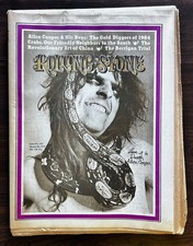 Rolling Stone Mag. No. 105 March 30, 1972 Alice Cooper Yes Paul McCartney Family