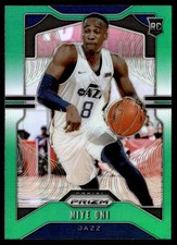 2019-20 Panini Prizm Prizms Green Miye Oni Rookie Utah Jazz #300