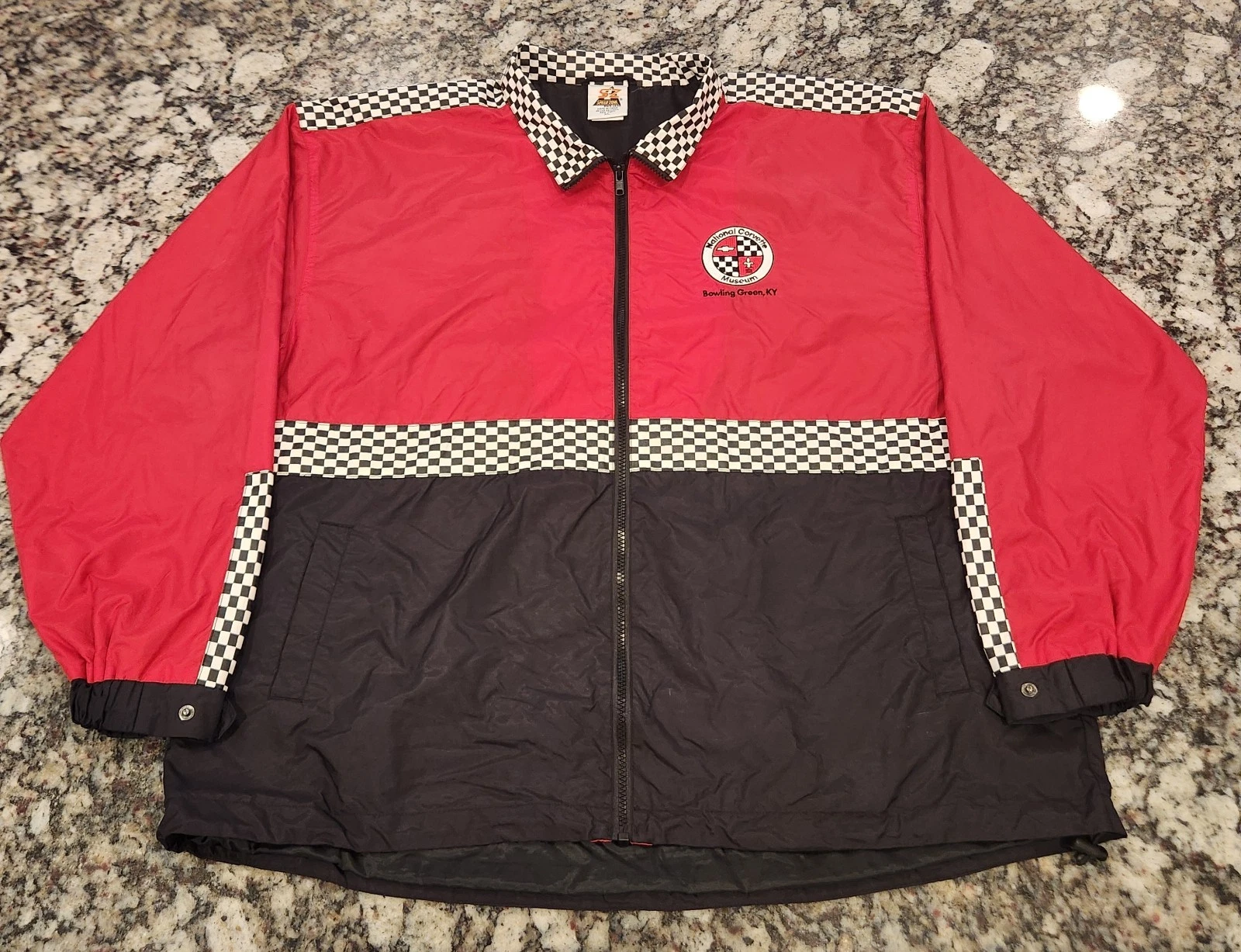 National Corvette Museum Bowling Green KY Jacket Vintage Mens XL Windbreaker EUC - product detail image 1
