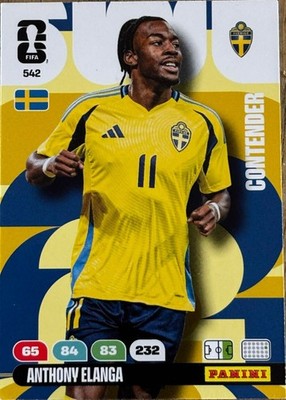 Panini FIFA ADRENALYN XL Club World Cup 2026 NR 542 Anthony Elanga CONTENDER