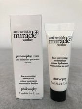 Philosophy Anti-Wrinkle Miracle Worker Line Correcting Moisturizer 7ml/.24oz NEW