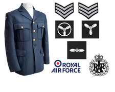 RAF No1 Jacket British Royal Air Force Dress Uniform Assorted Ranks / Insignia
