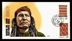 DR WHO 1986 FDC INDIAN NAVAJO ART COLLINS HAND COLORED CACHET COMBO M75651