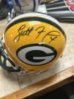 Brett Favre Autographed Green Bay Packers NFL Football Riddell Mini Helmet -COA