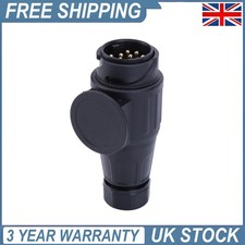 13 Pin Trailer Caravan Plug 12VTowing Connector Caravans Socket Euro Plug UK