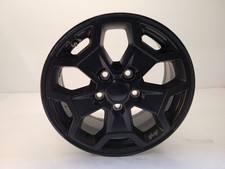 2021-2023 JEEP GLADIATOR ALUMINUM WHEEL 5 SPOKE PAINTED BLACK Y SPOKE 17X7.5
