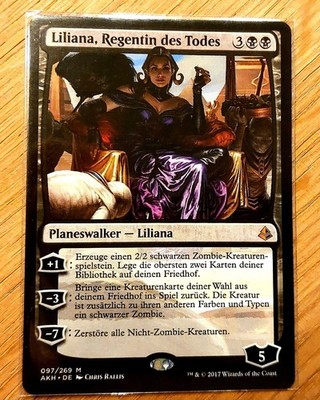 Magic LILIANA, Regentin des Todes, Death's Majesty, Zombie,Planeswalker, DEUTSCH