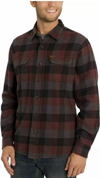 Orvis Men's Big Bear Heavyweight Flannel Shirt Jacket Med M B101500 for sale online | eBay