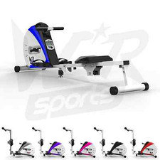 Rowing Machine Body Tonner Home Rower Fitness Cardio Workout Weight Loss - Blue