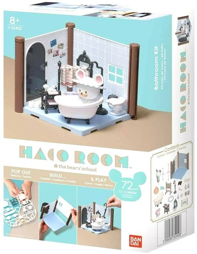 Loisir Créatif - Kit Salle De Bains Haco Room - 72 pièces à assembler - Bandai - Picture 1 of 7
