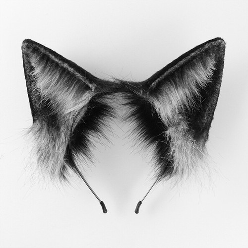 Fluffy Fox Ear Headband Long Tail Faux Fur Animal Cosplay Costume Props Party. - Picture 8 of 24