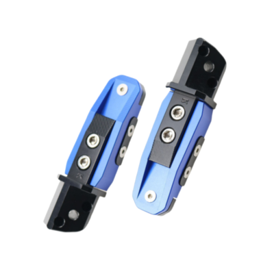 メイク Blue Rear Footrests Foot Pegs Pedal For Kawasaki ZX 9R 10R 12R
