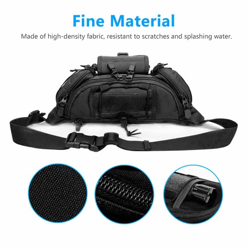 Outdoor Camping Hiking Utility Tactical Waist Fanny Pack Pouch Military Belt Bag - Picture 4 of 27