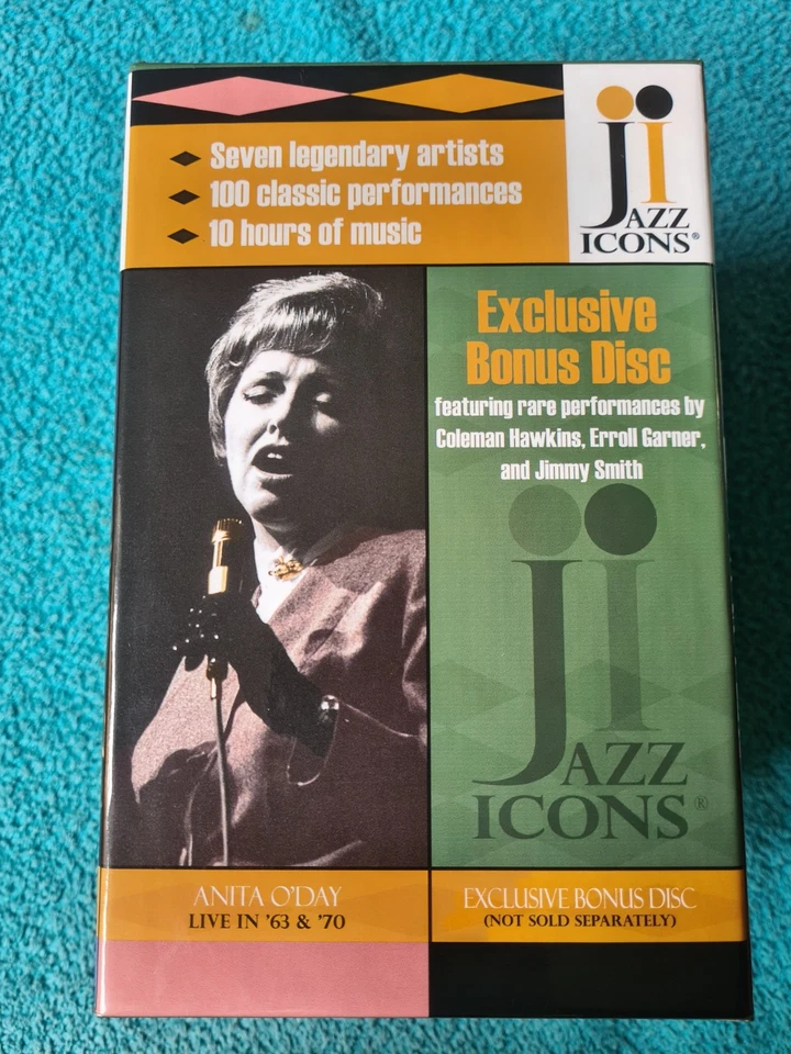 Jazz Icons, Series 4, 8 x DVD box set, Art Farmer/Art Blakey/Jimmy Smith etc. - Image 4 of 4