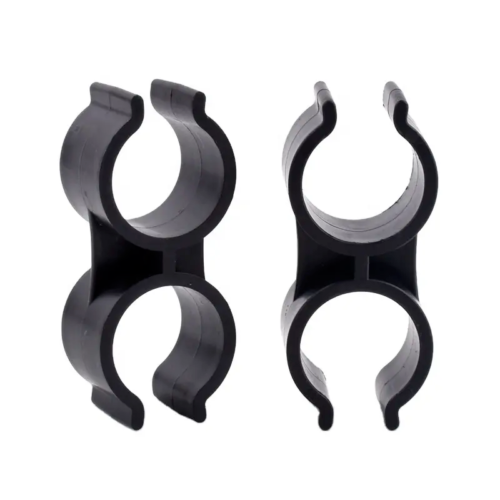 3PCS Plastic Double U-type 25mm Pipe Clamp Tube Support Garden Waterpipe Clip - Bild 1 von 5