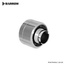 Barrow G1/4" to 1/2" ID 3/4" OD Compression Fitting 13/19mm Soft Tubing Silver